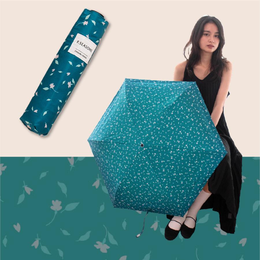 F-SEASONS M31-2 カーボン骨 超軽量 遮熱 折りたたみ傘 日傘  6本骨 手動 花柄 遮光 UVカット 90cm UPF50+ 抗風 晴雨兼用傘 超撥水 レディース 【ギフト】 |  | 16