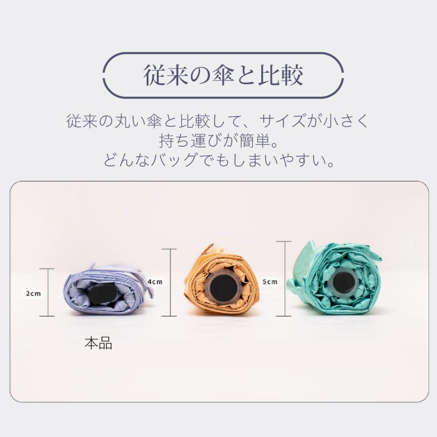 F-SEASONS M52 極薄 スリム 軽い コンパクト 日傘 折りたたみ傘  遮熱 遮光 UVカット 軽量 UPF50+ 小さい 晴雨兼用 超撥水 レディース メンズ フラット 【ギフト |  | 11