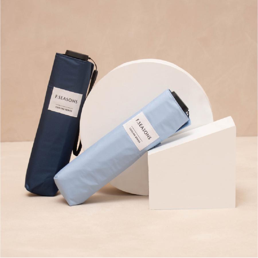 F-SEASONS M52 極薄 スリム 軽い コンパクト 日傘 折りたたみ傘  遮熱 遮光 UVカット 軽量 UPF50+ 小さい 晴雨兼用 超撥水 レディース メンズ フラット 【ギフト |  | 17