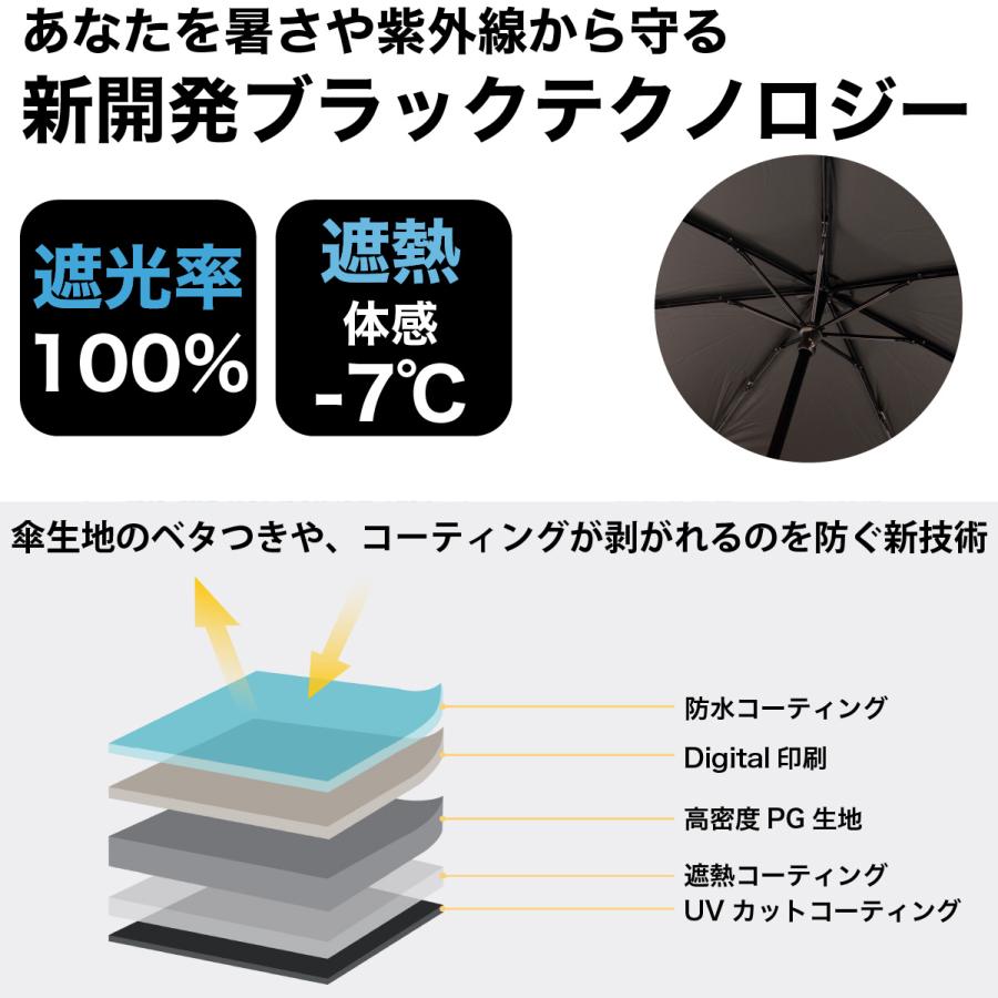 F-SEASONS M54 大きい 軽い 7本骨 日傘 メンズ 紳士用 日傘 手動 折りたたみ傘 遮熱 遮光 UVカット 106cm 軽量 280g UPF50+ 抗風 晴雨兼用傘 超撥水 【ギフト】 |  | 11