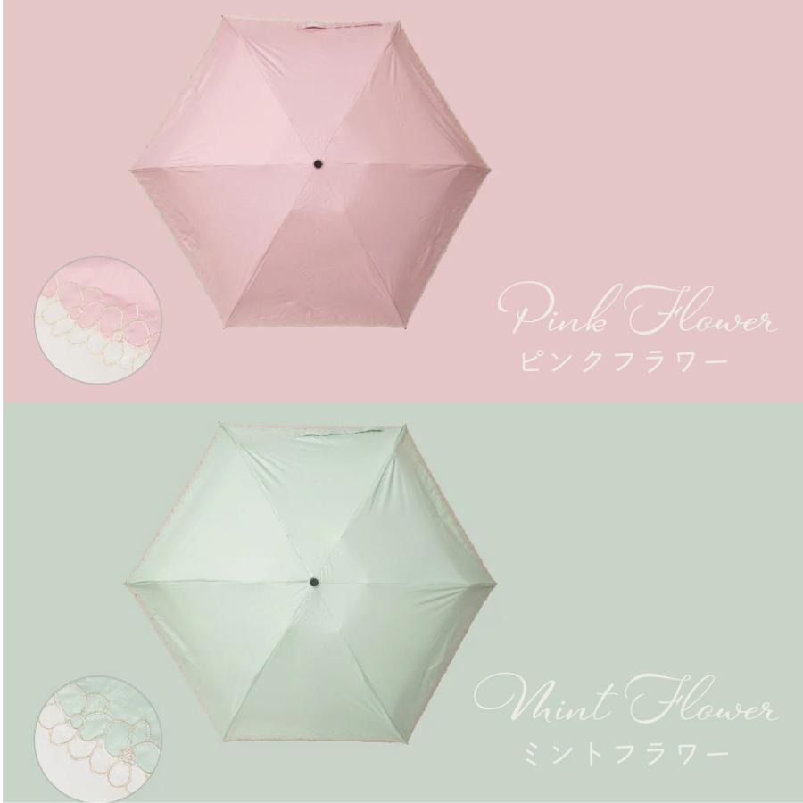 F-SEASONS TA11 日傘 折りたたみ傘 花模様の刺繍 遮熱 遮光 UVカット コンパクト 折り畳み傘 軽量 UPF50+ 抗風 日傘 晴雨兼用傘 超撥水 レディース 【ギフト】 |  | 21