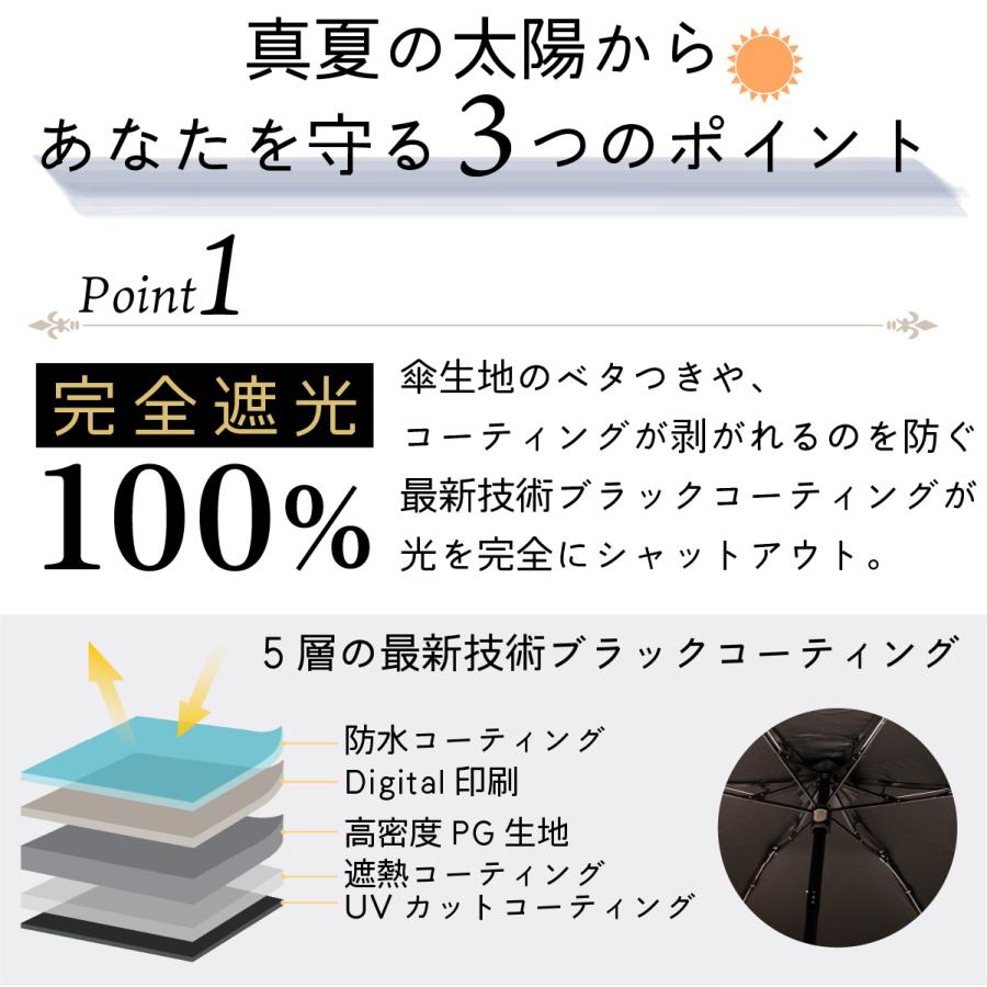 F-SEASONS TA11 日傘 折りたたみ傘 花模様の刺繍 遮熱 遮光 UVカット コンパクト 折り畳み傘 軽量 UPF50+ 抗風 日傘 晴雨兼用傘 超撥水 レディース 【ギフト】 |  | 12