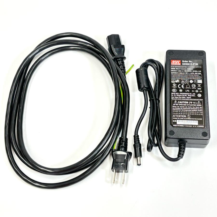 ACアダプター 電源ケーブル セット 12V 6.67A 最大80W PSE認証 ACアダプター 電源ケーブル セット 12V 6.67A 最大80W PSE認証