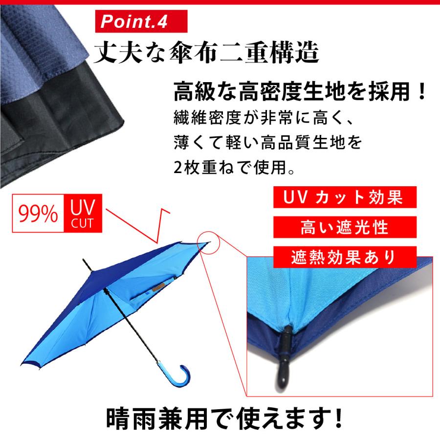 逆さ傘 傘 レディース メンズ さかさ傘 逆さま傘 おしゃれ 大きい  CARRY saKASA キャリーサカサ シティモデル｜interbb｜21