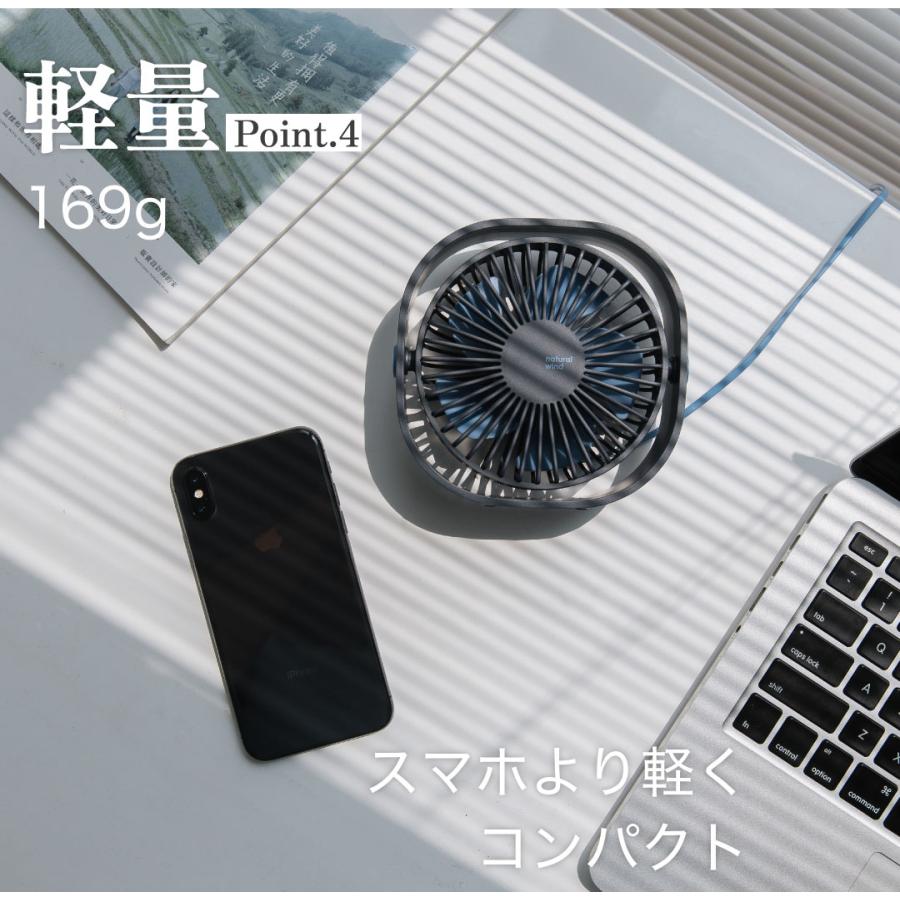 卓上 扇風機 ミニファン USB 静音 ミニ ファン デスク 机 シンプル おしゃれ かっこいい かわいい オフィス パソコン 涼しい 冷却 コンパクト 【送料無料】 |  | 07