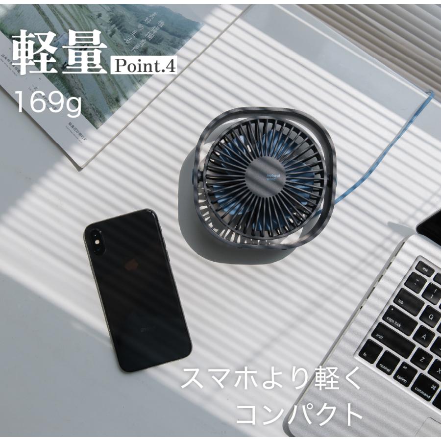 卓上 扇風機 ミニファン USB 静音 ミニ ファン デスク 机 シンプル おしゃれ かっこいい かわいい オフィス パソコン 涼しい 冷却 コンパクト 【送料無料】 |  | 06