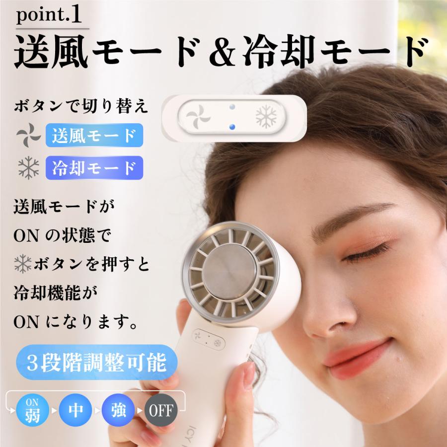 折り畳み Icy ハンディ ファン 携帯 扇風機 冷却 プレート 3way 持ち運び 手持ち 卓上 首掛け 冷やす 毛穴 引き締め メイク USB 充電式 アウトドア 【送料無料】 |  | 02
