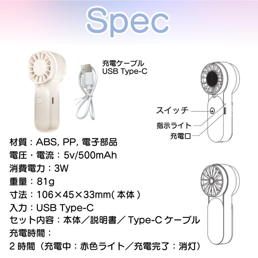 フィンガーサイズ】 ミニ 超 小さい 扇風機 ハンディファン ミニサイズ