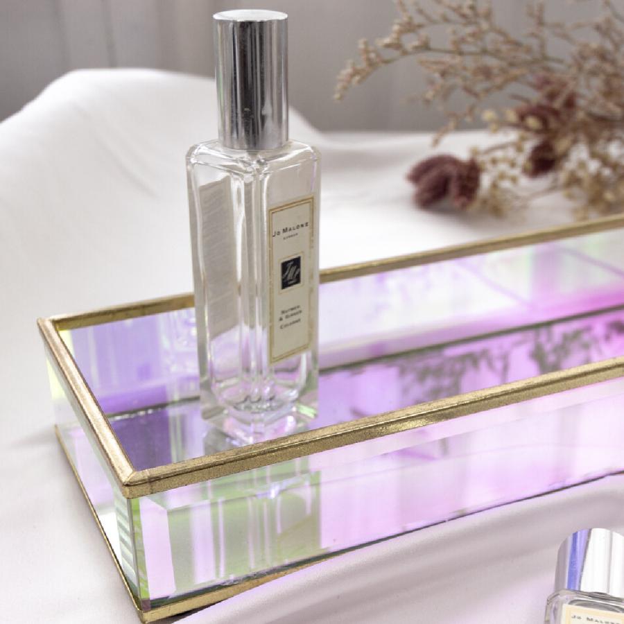 Moosy Life オーロラガラス ゴールド ミラー ジュエリートレイ 9×25×4cm Aurora AB63 |  | 03