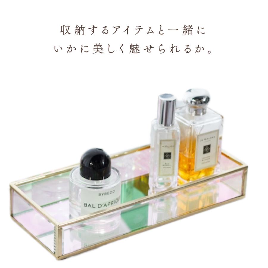 Moosy Life オーロラガラス ゴールド ミラー ジュエリートレイ 30cm x 15cm Aurora AB64 |  | 11