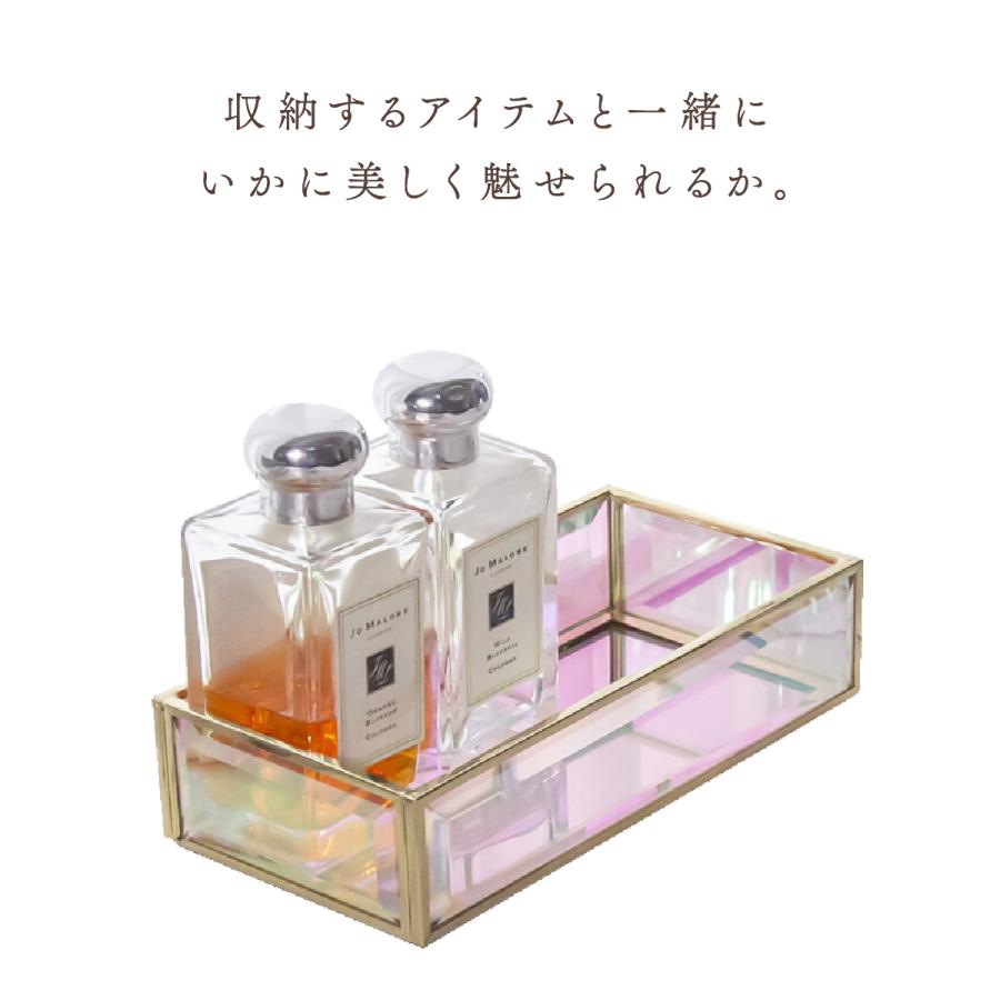 Moosy Life オーロラガラス ゴールド ミラー ジュエリートレイ 9.5×18×4cm Aurora AB67 |  | 11