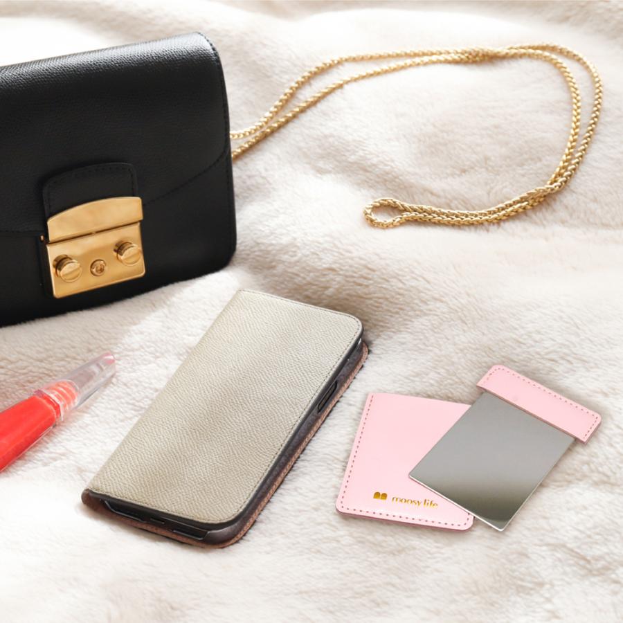 Moosy Life カードタイプ ステンレスハンドミラー AY19 |  | 03