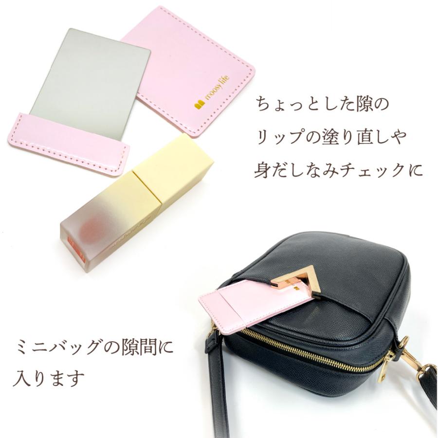 Moosy Life カードタイプ ステンレスハンドミラー AY19 |  | 04
