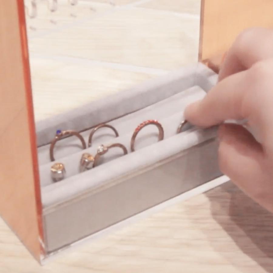 Moosy Life ローズゴールド ピアス/ネックレス ディスプレイケース アクリル MoonLight ML01 |  | 05