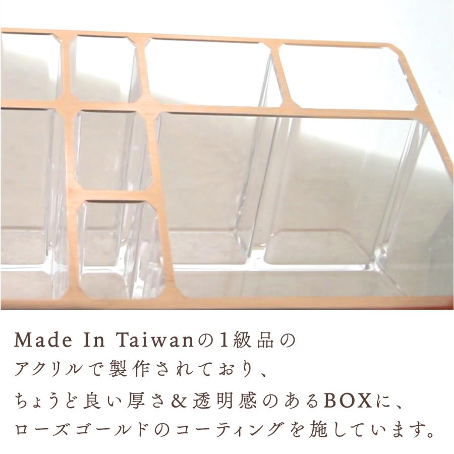 Moosy Life ローズゴールド コスメティックホルダー アクリル MoonLight ML02 |  | 10
