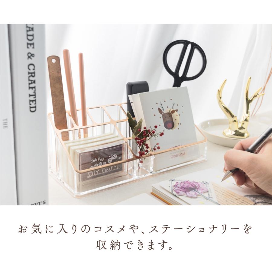 Moosy Life ローズゴールド コスメティックホルダー アクリル MoonLight ML02 |  | 06