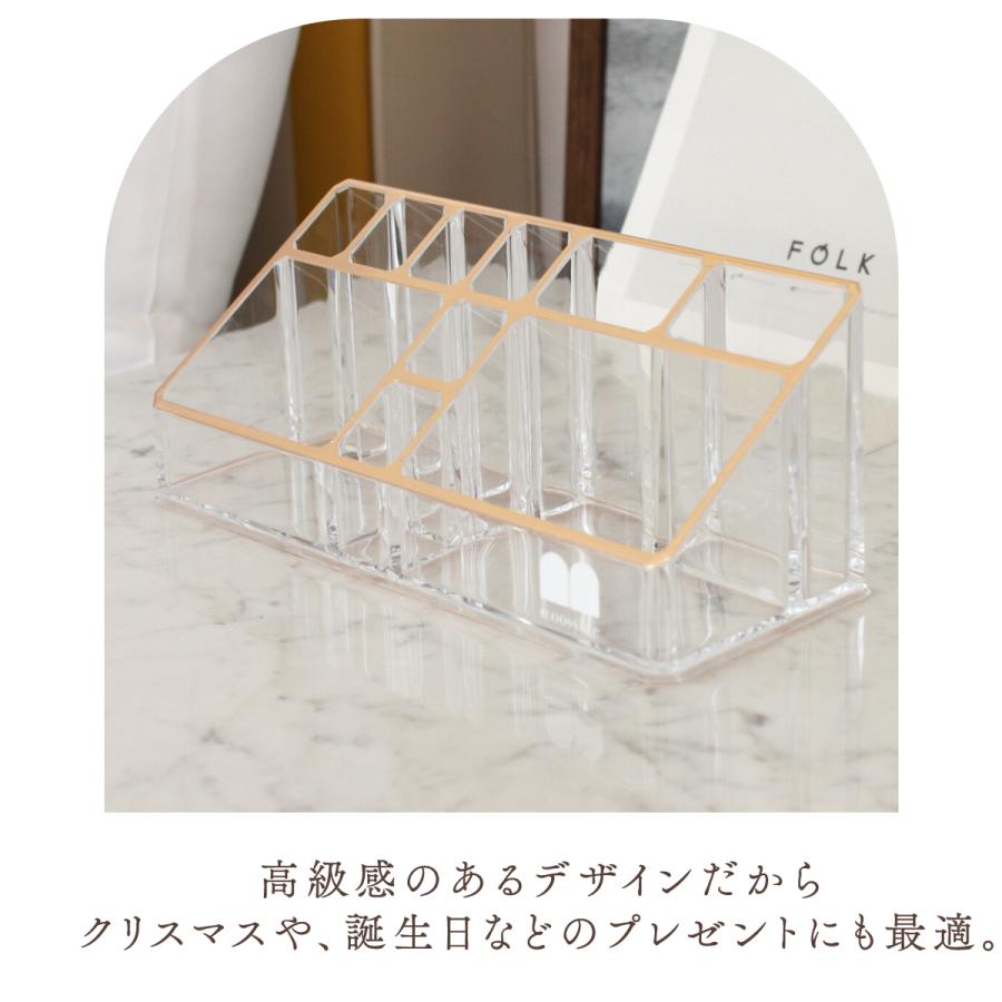 Moosy Life ローズゴールド コスメティックホルダー アクリル MoonLight ML02 |  | 09