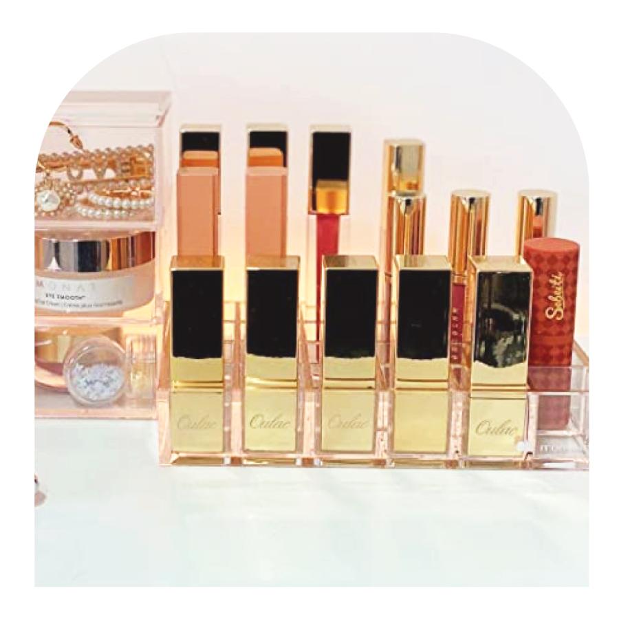 Moosy Life ローズゴールド リップスタンド アクリル 24マス MoonLight ML03 |  | 06