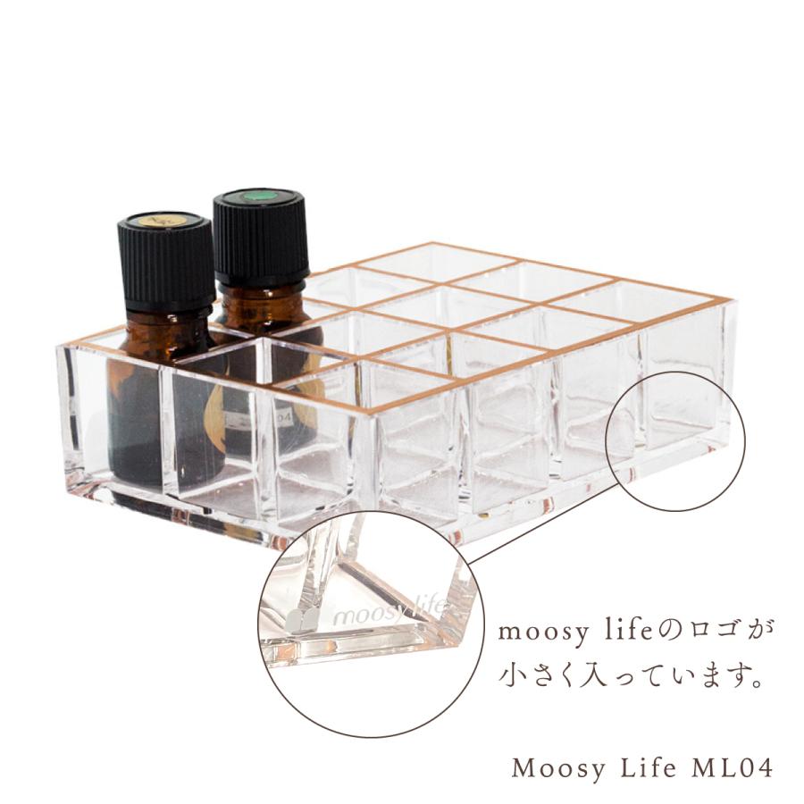 Moosy Life ローズゴールド リップスタンド アクリル 12マス MoonLight ML04 |  | 14