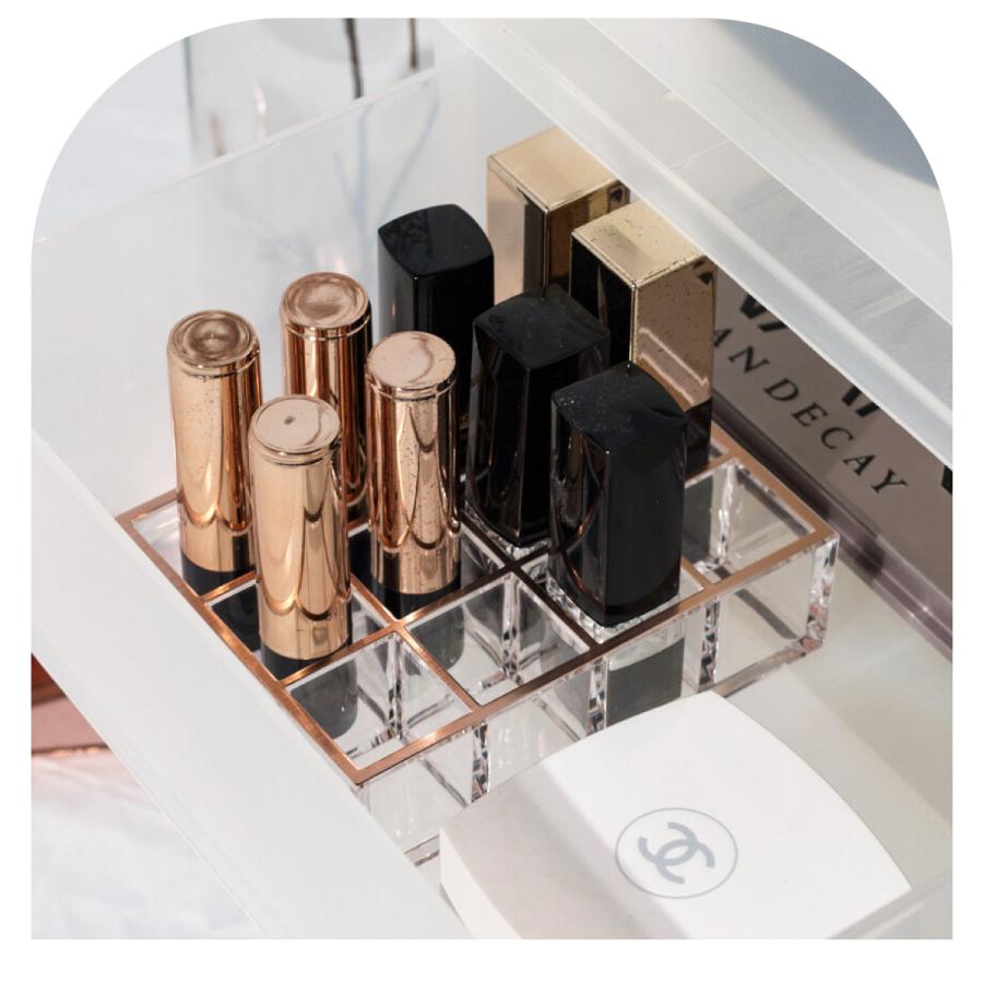 Moosy Life ローズゴールド リップスタンド アクリル 12マス MoonLight ML04 |  | 06