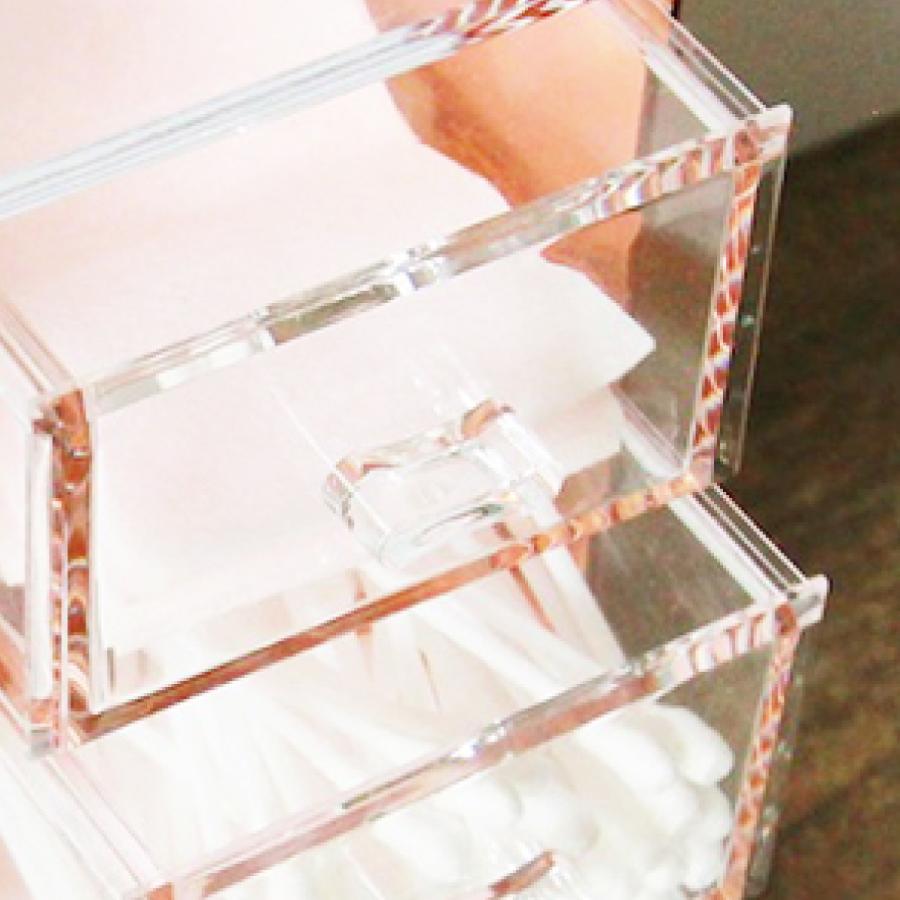 Moosy Life ローズゴールド 小物入れ 3段 引き出し アクリル MoonLight ML11 |  | 03