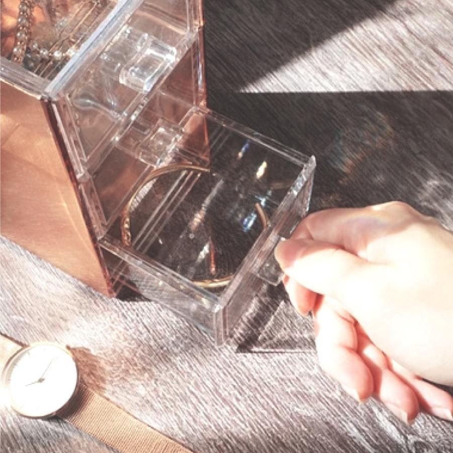 Moosy Life ローズゴールド 小物入れ 3段 引き出し アクリル MoonLight ML11 |  | 04