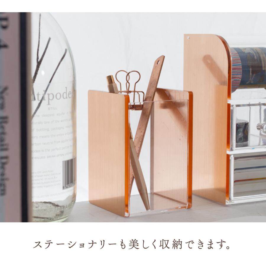 Moosy Life ローズゴールド メイクブラシ ケース アクリル MoonLight ML23 |  | 05