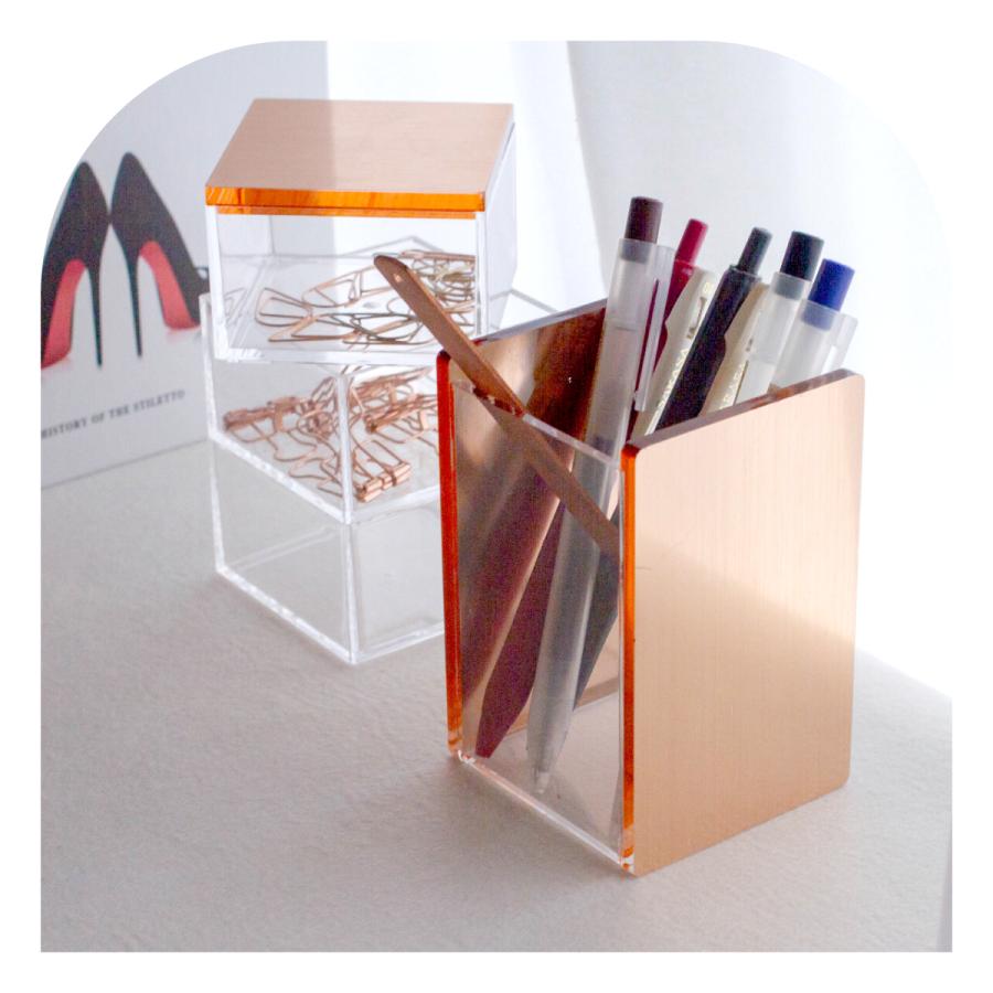 Moosy Life ローズゴールド メイクブラシ ケース アクリル MoonLight ML23 |  | 06