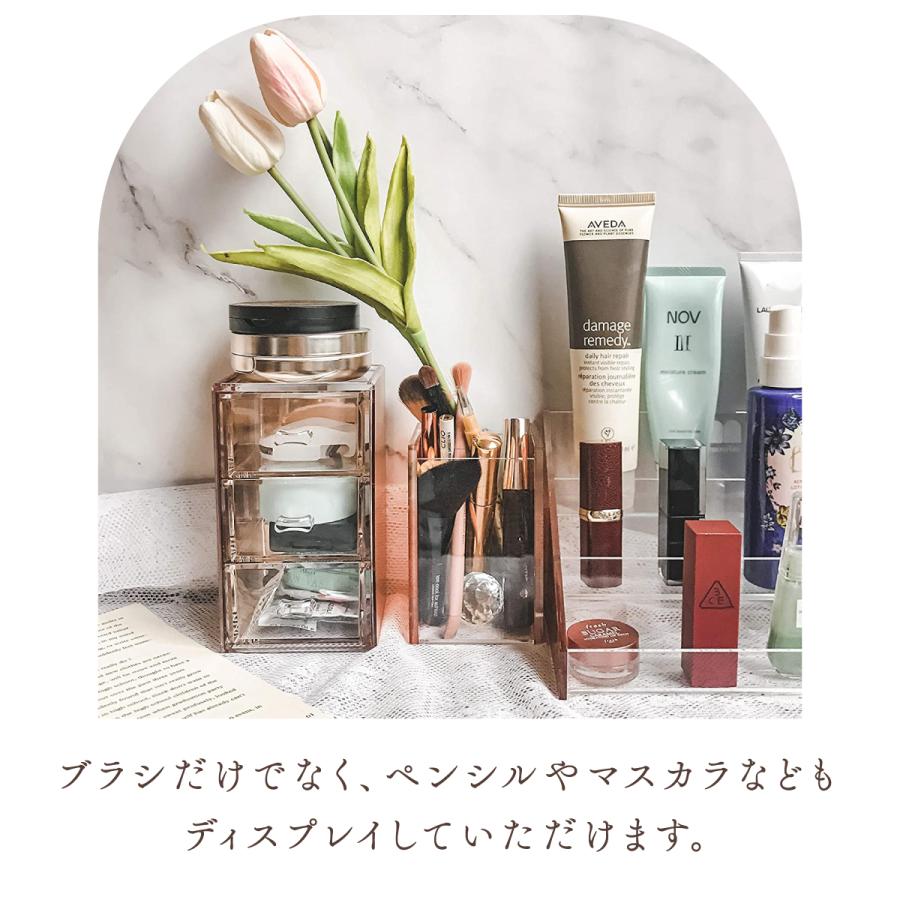 Moosy Life ローズゴールド メイクブラシ ケース アクリル MoonLight ML23 |  | 07