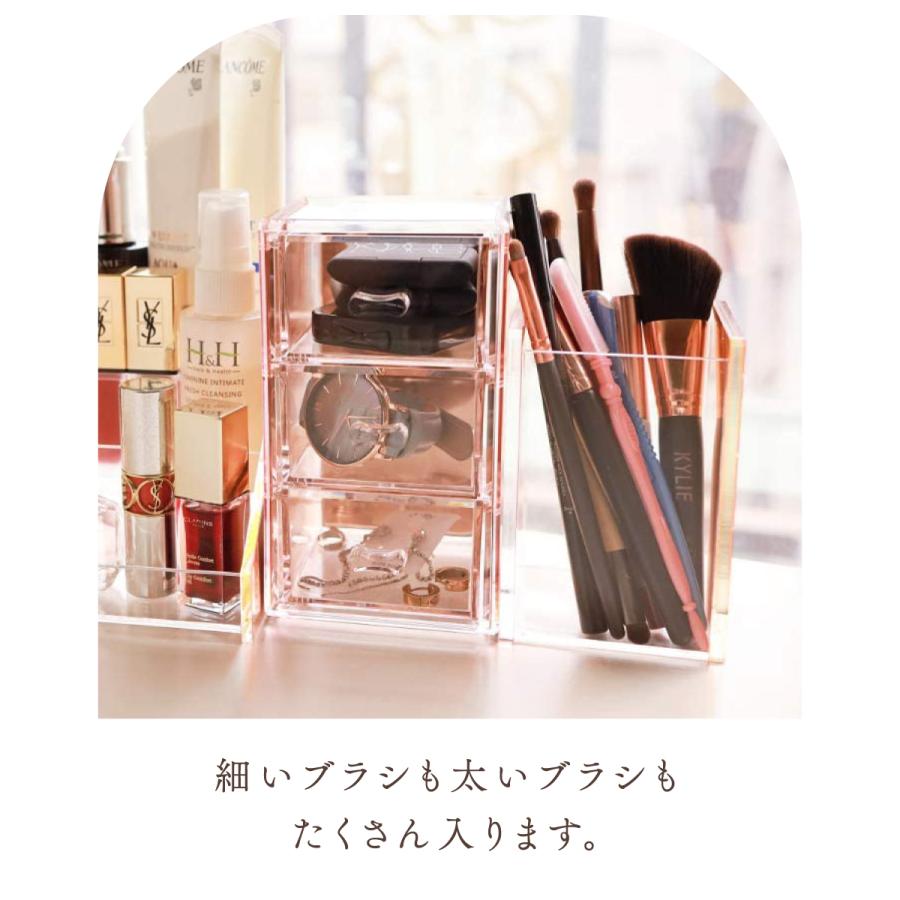 Moosy Life ローズゴールド メイクブラシ ケース アクリル MoonLight ML23 |  | 08
