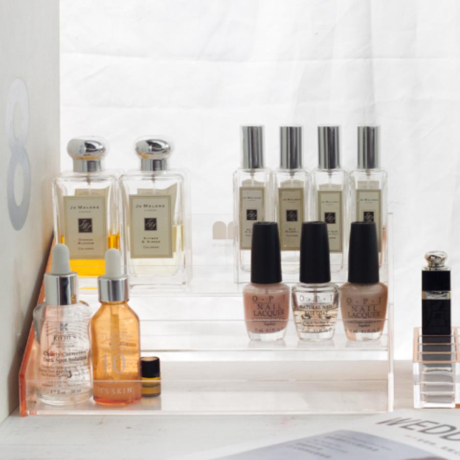 Moosy Life ローズゴールド 香水ディスプレイラック アクリル 3段式 MoonLight ML31 |  | 05