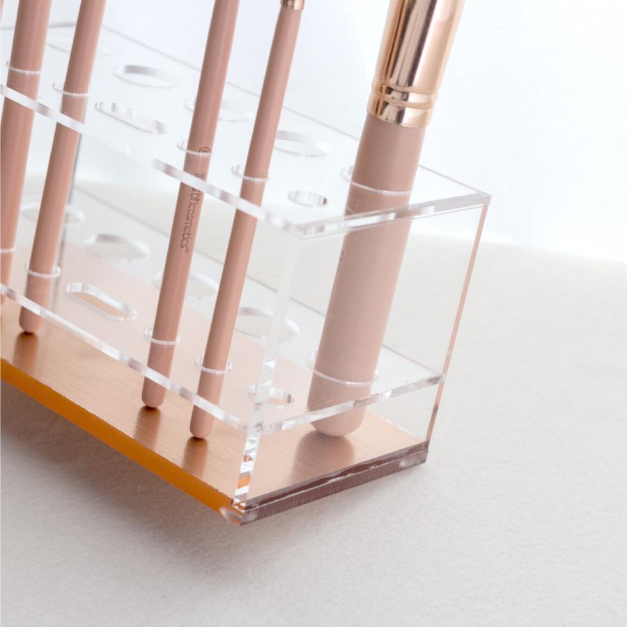 Moosy Life ローズゴールド メイクブラシケース アクリル 24本 MoonLight ML32 |  | 04