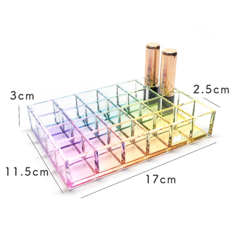 Moosy Life レインボー リップスタンド 24マス アクリル Rainbow RB03 |  | 13