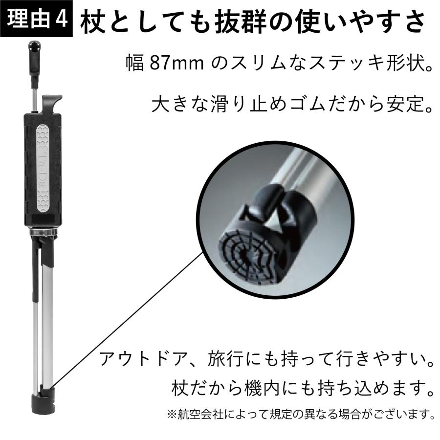 Ta-Daチェア シリーズ2 杖椅子 ステッキチェア ステッキ ステッキ椅子  ta-da chair #2 ステッキチェア ターダチェア 祖父母 プレゼント 三脚 |  | 13