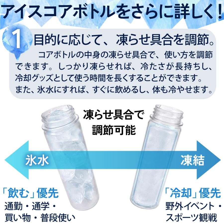 冷たさのカプセル 【 アイスコアボトル 】 TASCAL:NE 本当に 飲める 氷のう 氷嚢 水筒型 水筒 ボトル 魔法瓶 携帯 持ち運び 長持ち 長時間 保冷 保温 子ども |  | 14