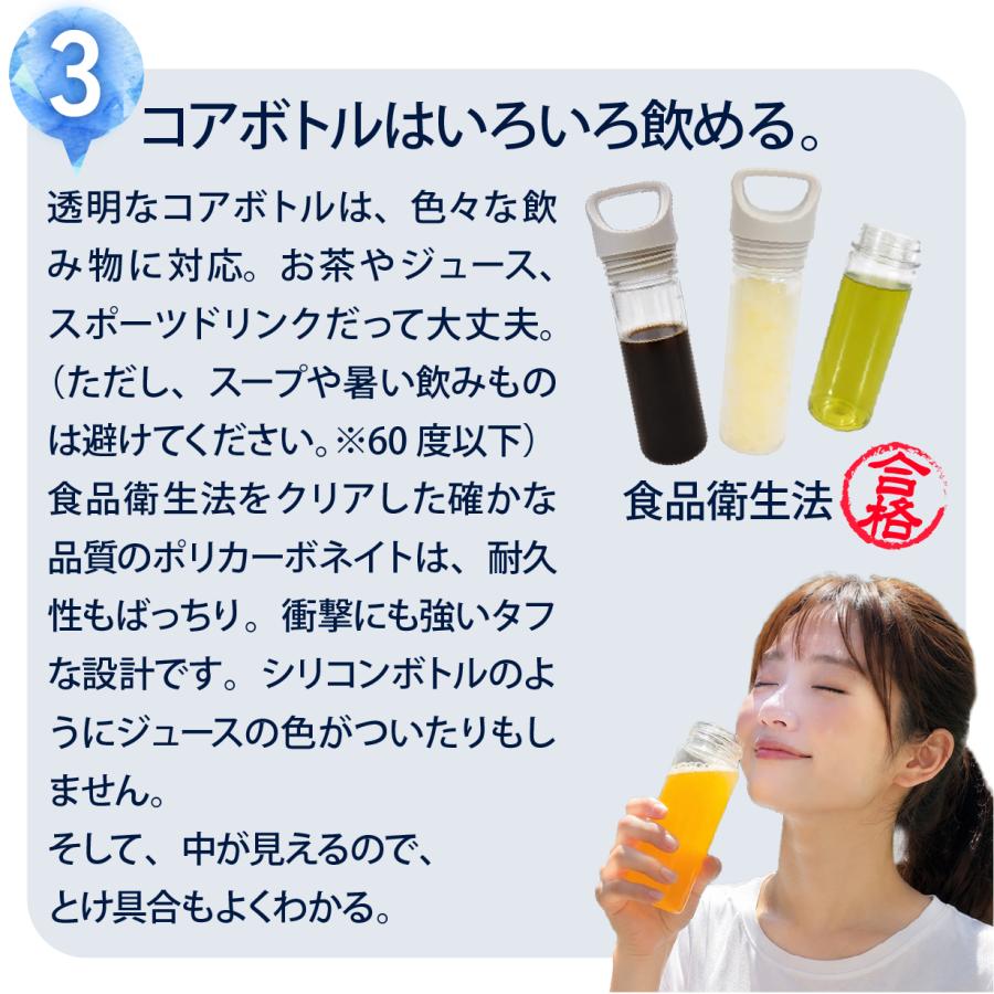 冷たさのカプセル 【 アイスコアボトル 】 TASCAL:NE 本当に 飲める 氷のう 氷嚢 水筒型 水筒 ボトル 魔法瓶 携帯 持ち運び 長持ち 長時間 保冷 保温 子ども |  | 17