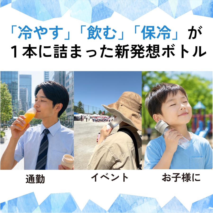 冷たさのカプセル 【 アイスコアボトル 】 TASCAL:NE 本当に 飲める 氷のう 氷嚢 水筒型 水筒 ボトル 魔法瓶 携帯 持ち運び 長持ち 長時間 保冷 保温 子ども |  | 05
