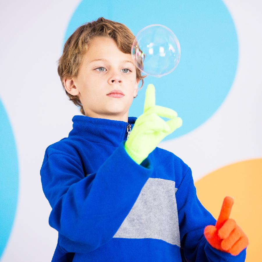 しゃぼん玉 が手の上で跳ねる 【 Uncle Bubble Game バウンシングバブル &手袋&特製シャボン玉液59ml 】キャンプ アウトドア 外遊び 庭遊び UB120 |  | 11