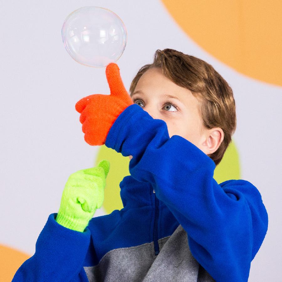 しゃぼん玉 が手の上で跳ねる 【 Uncle Bubble Game バウンシングバブル &手袋&特製シャボン玉液59ml 】キャンプ アウトドア 外遊び 庭遊び UB120 |  | 12