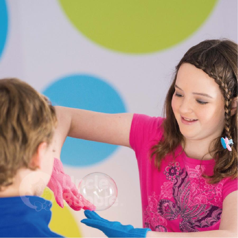 しゃぼん玉 が手の上で跳ねる 【 Uncle Bubble Game バウンシングバブル &手袋&特製シャボン玉液59ml 】キャンプ アウトドア 外遊び 庭遊び UB120 |  | 13