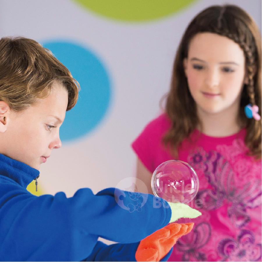 しゃぼん玉 が手の上で跳ねる 【 Uncle Bubble Game バウンシングバブル &手袋&特製シャボン玉液59ml 】キャンプ アウトドア 外遊び 庭遊び UB120 |  | 15