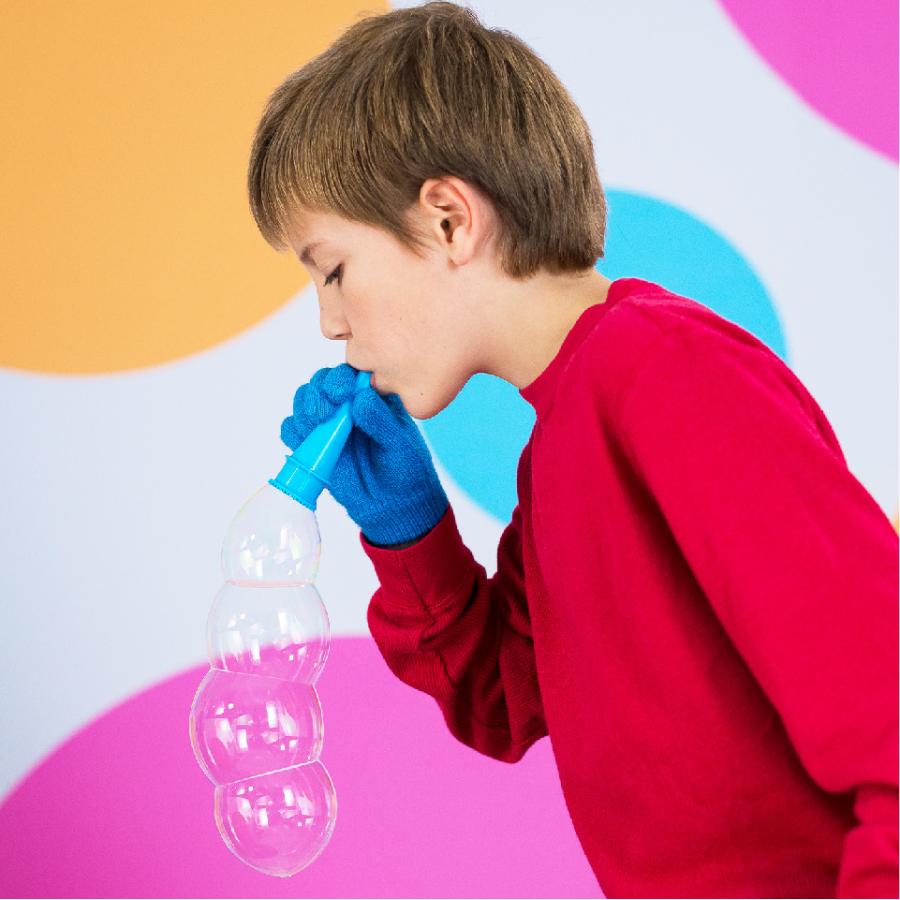 しゃぼん玉 が手の上で跳ねる 【 Uncle Bubble Game バウンシングバブル &手袋&特製シャボン玉液59ml 】キャンプ アウトドア 外遊び 庭遊び UB120 |  | 08