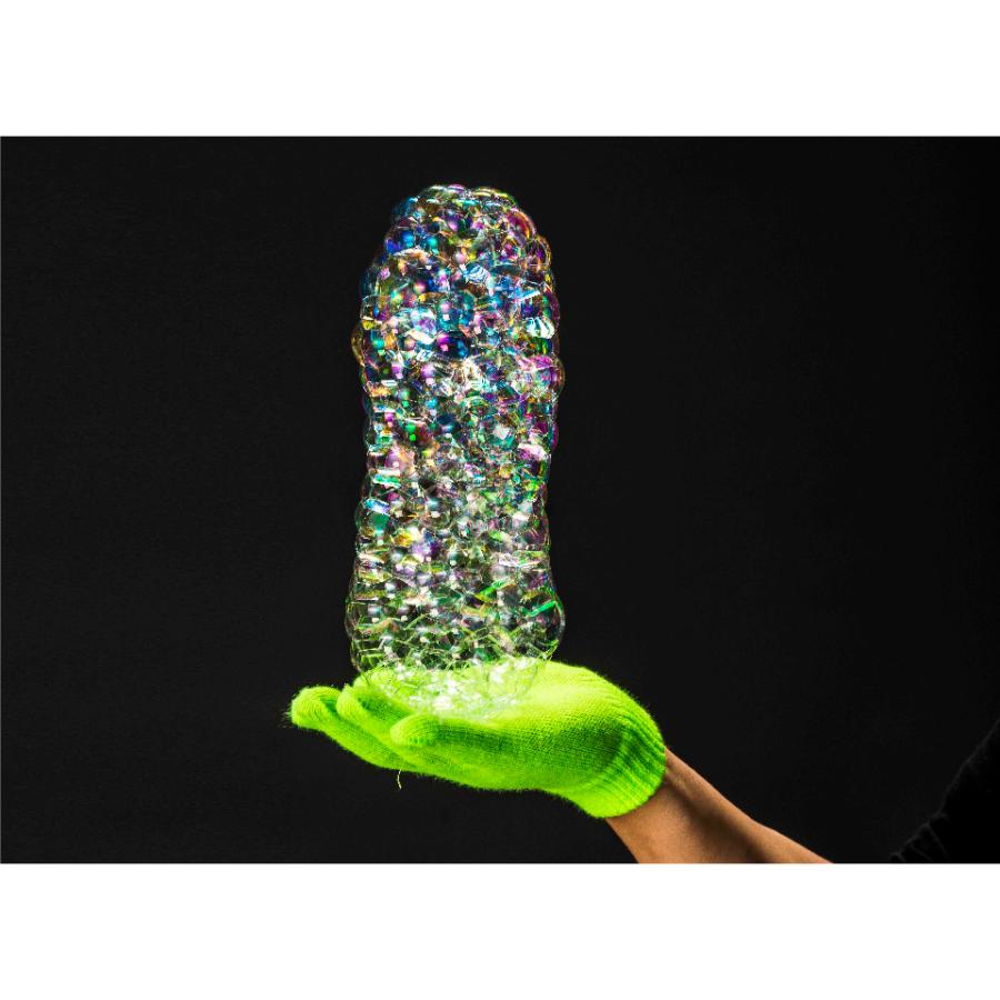 もふもふシャボン玉を手の上で! しゃぼん玉 【 Uncle Bubble Game ふわふわバウンシングバブル&手袋&特製シャボン玉液59ml 】アウトドア 外遊び UB122 |  | 10