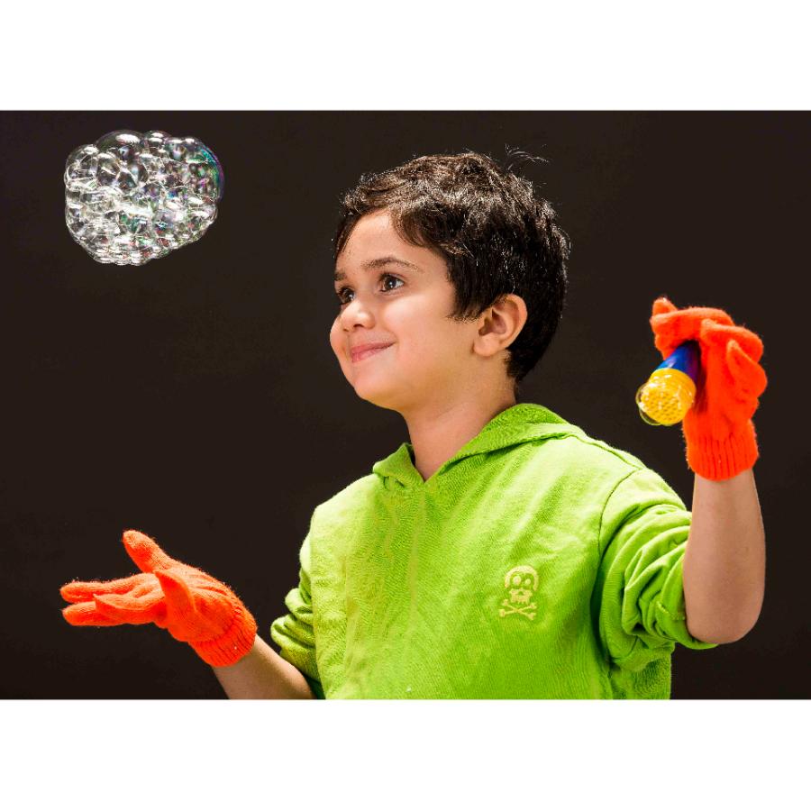 もふもふシャボン玉を手の上で! しゃぼん玉 【 Uncle Bubble Game ふわふわバウンシングバブル&手袋&特製シャボン玉液59ml 】アウトドア 外遊び UB122 |  | 13