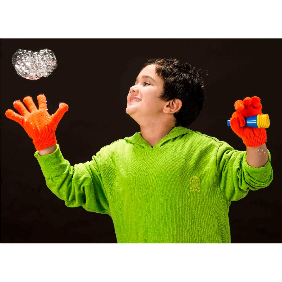 もふもふシャボン玉を手の上で! しゃぼん玉 【 Uncle Bubble Game ふわふわバウンシングバブル&手袋&特製シャボン玉液59ml 】アウトドア 外遊び UB122 |  | 14