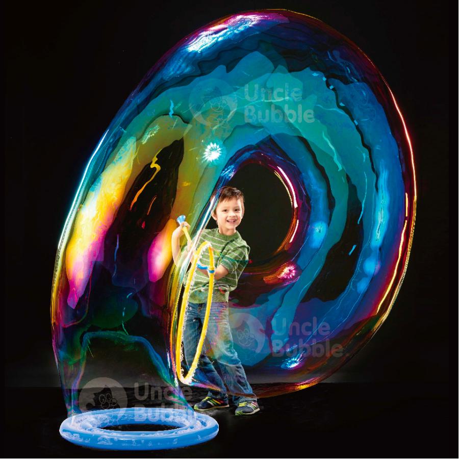 人が入れる巨大なしゃぼん玉を作ろう！【 Uncle Bubble ジャイアント・メガループ - 直径65cm 】 UB125 |  | 15
