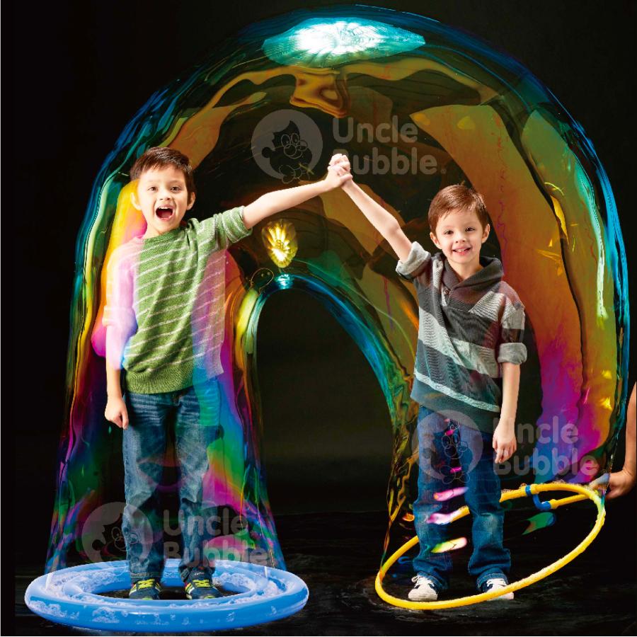 人が入れる巨大なしゃぼん玉を作ろう！【 Uncle Bubble ジャイアント・メガループ - 直径65cm 】 UB125 |  | 16