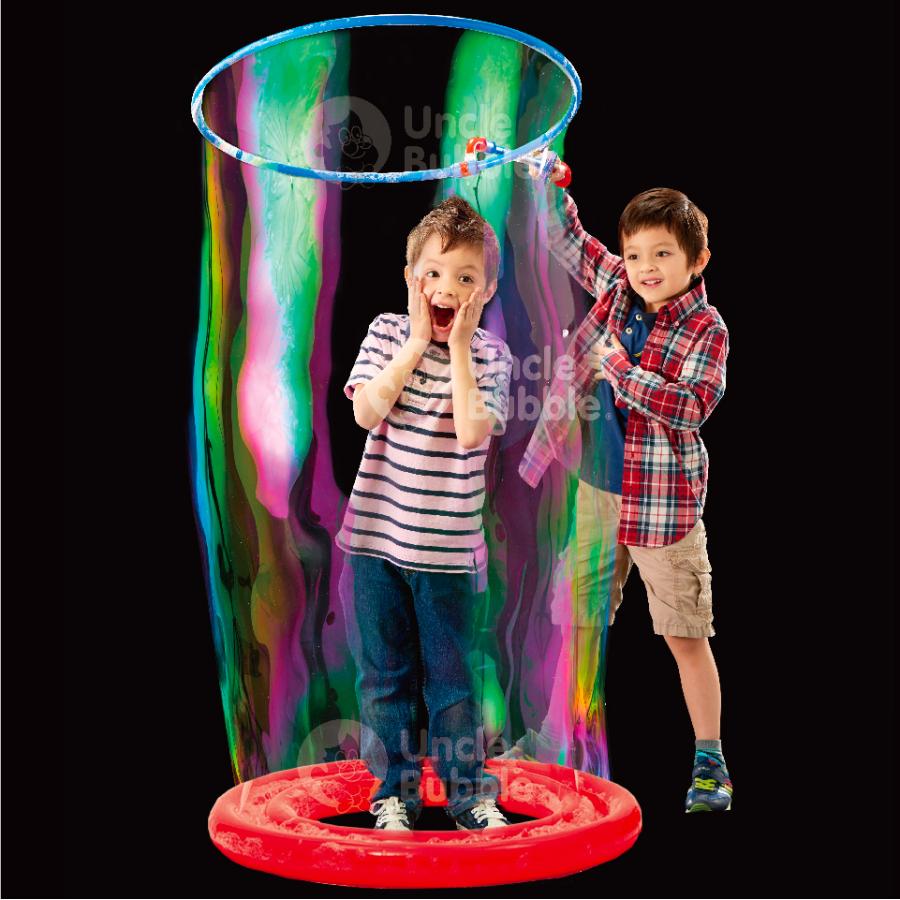 人が入れる巨大なしゃぼん玉を作ろう！【 Uncle Bubble ジャイアント・メガループ - 直径65cm 】 UB125 |  | 17