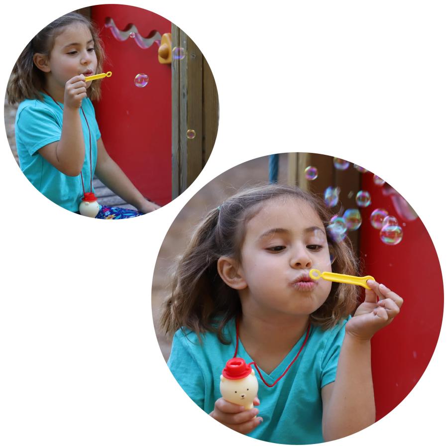 しゃぼん玉液がこぼれない！【 Uncle Bubble Fun こぼれ防止くまさんケース ＆ しゃぼん玉液 セット 】UB131 |  | 06