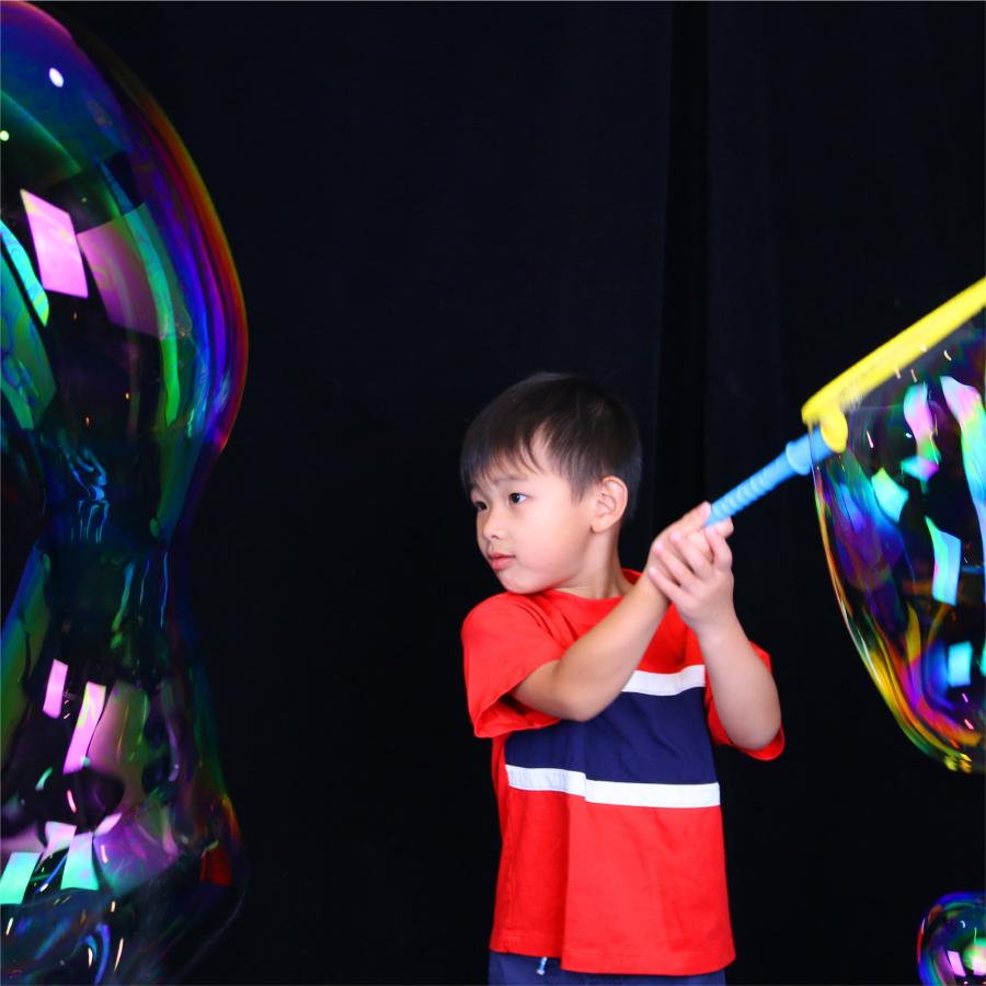シャボン玉親子 大きい しゃぼん玉 が作れる！【 Uncle Bubble Fun ビッグバブル